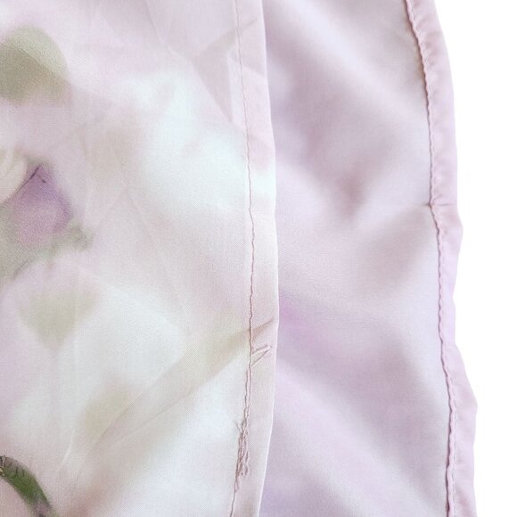 Sleeveless Maxi Dress Floral Print Lavender V-Neckline Empire Waist Size 2XL - Picture 7 of 14